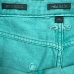Wild Fable  Highest Rise Cheeky Aqua Jean Shorts Photo 5