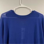Eileen Fisher  Crewneck Boxy Top Adriatic Blue Large L Photo 2