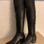 Elie Tahari Black Leather over Knee-High Pompeii Boots size 6.5 Photo 6
