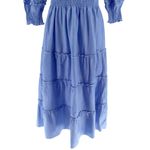 Hill House the Nesli Nap Dress in Light Blue Glitter Check Photo 2