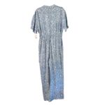 89th + Madison Womens M Paisley‎ Blue Monochrome Jumpsuit Romper Size M Photo 7