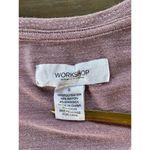 Workshop Republic Clothing Workshop Republic Women's Medium Top Tunic Dusty Rose Pink Scoop High Low EUC Photo 3