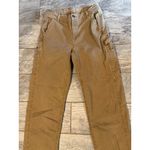 American Eagle Cargo Pants High Rise Straight Leg size 2 2R Womens Grunge Beige Photo 5
