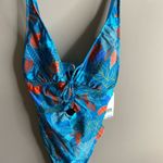 Kenneth Cole NWT Women’s size small key hole plunge one piece Photo 4