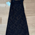 Swim by Di Cover Up Long Lace Dress Size XS Black Photo 0