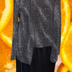 Vintage Teddi‎ 2 Piece Sleeveless Mini Bodycon Dress and Matching Top Size 10 Black Photo 0