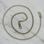 Gold Tone Flat Chain Link Purse Handbag Replacement Strap ✨ Photo 0