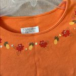 Christopher & Banks  Orange Floral Tank Top xl Photo 1