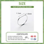 Boutique NEW Women's Dainty White Gold-Plated S925 LOVE Bar Band Ring Size 7 Photo 6