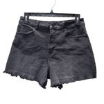 Sincerely Jules Charcoal Jean Shorts 9/29 Black Size undefined Photo 0