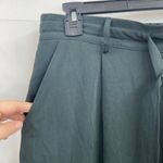 A New Day women's black pull on belted wide leg stretch high rise pants casual Photo 1