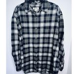 Eddie Bauer Vtg Y2k 90s Flannel Plaid Top Tunic Lg Women’s Grunge cabin Winter Photo 1