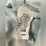 SheIn Blue Lined Sequined Mini Dress Open Back High Slit on Sides Size Small Photo 4