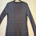 Toad & Co Charcoal Merino Wool Lightweight Knit Long Sweater Dress Size Medium Gray Photo 6