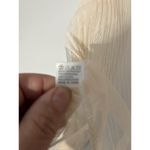 Sheer Smock Neck And Wrist Victorian Blouse Shirt Women's Medium Crinkle Stretch Photo 7