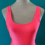 Aerie NWT  Shine Rib Birthday Scoop Cheekiest One Piece Swimsuit Beach Size M Photo 3