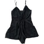 Victoria's Secret Vintage Gold Label Romper Playsuit Satin Women's Size Medium Photo 1