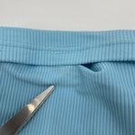 Jonathan Simkhai Swim Bikini Bottom Size Large Ribbed Horizon Blue Belt NWT Photo 9