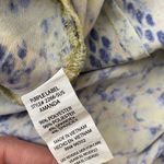 Healing Hands Amanda Womens Scrub top Canary yellow “Summer Skin” Small S Snake Photo 5