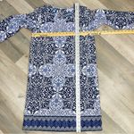 Buckhead Betties Buckhead Bettie’s Savannah Scroll Print Tunic Dress Blue Small Long Sleeve Photo 12