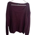 Calvin Klein Jeans Scoop Neck Sweater Purple Metallic L Size L Photo 0