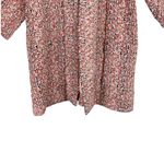 By Ti Mo Quilted Floral Print Jacket Size Medium Black Photo 5