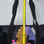 Spalding Vintage  Tote Bag Neon Colors Black  Retro RARE Gym‎ I Photo 8