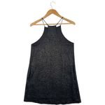 NBD  Womens Dress Small Black Metallic Glitter Halter Mini Strappy Party Cocktail Photo 1