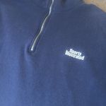 Jerzees Navy Blue SPORTS ILLUSTRATED zippered Pullover, with cropped collar, Size XL Photo 4