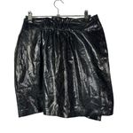 Boutique Leyden Black Snake Bow Wrap Mini Skirt M Size M Photo 4