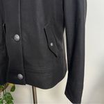 Façonnable Faconnable Black Wool Battalion Style Military Jacket Small Photo 2