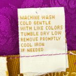 Victoria's Secret Vtg 90's Victoria's‎ Secret Gold Label Purple Satin Print Night Pajama Shirt EUC Photo 8