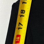 Chico's  Travelers Size 2 US Large Velvet Trim Black Open Front Cardigan Jacket Photo 8