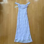Princess Polly Azura off the shoulder lavender floral maxi dress Photo 1