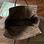 Vintage 90s Y2K Molton Brown London Leather Top Handle Bag Satchel Purse Brown Photo 8