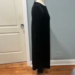 Go Couture  Black Velvet Long Sleeves Crewneck Midi Dress Size Large Photo 2