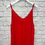AQUA  Maxi Cover Up Dress Red Size M New Photo 3