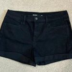 Old Navy  black mid rise high rise jean shorts Photo 0