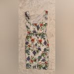 Black Halo NWOT   Jackie O Sequin Sheath Floral Pencil Dress Size 8 Photo 3