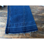 Almost Famous B6  Women's Denim Frayed‎ Flared Jeans Blue Size 5 Photo 4