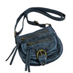 Mudd Y2k Blue Leather Mini Bag Crossbody Bag Photo 1