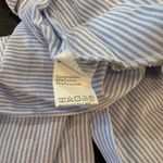 Elegant Striped Blue and White Romper Size L Photo 8