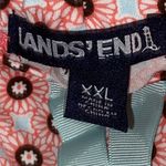 Lands' End WOMENS size xxl Pink turquoise Geometric Women's pajama pants clean Photo 2