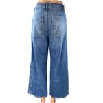 ZARA Women's Blue High Waisted Wide leg Baggy Palazzo Denim Jeans Pants Size 4 Photo 2