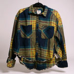 BDG  Plaid Button Down Shirt Oversized Long Sleeve Casual Top Women M Photo 0