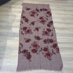 Mix It large purple floral fringe scarf Photo 0