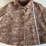 Talbots Leopard Print Swing Coat by Size 12 Photo 7