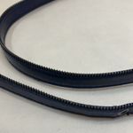 Blue leather zipper belt size extra small Photo 2