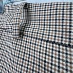 Talbots Women’s Plaid Hampshire Ankle Pants Trousers Brown Black 12 Check Preppy Photo 6