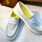 Cole Haan Grandpro Rally Canvas Penny Loafer LT Gery Women's light blue 8.5 B Photo 2